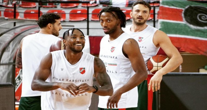 Pınar Karşıyaka'nın 4 yabancısı antrenmanlara başladı