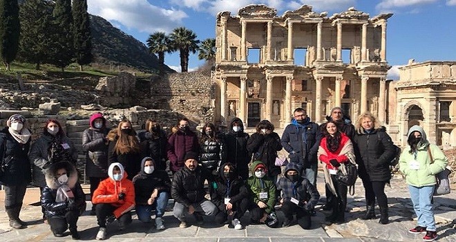 Selçuk Yaşar Alaybey Ortaokulu Erasmus misafirlerini ağırlıyor