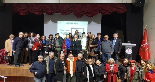 Nazım Hikmet Karşıyaka'da anıldı