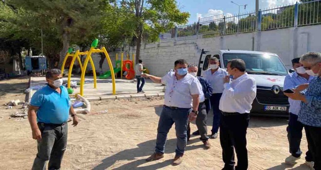 Çocuklar istedi Başkan Batur yaptı