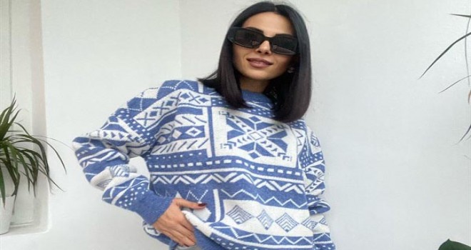 Oversize Desenli Kazak Modelleri İle Modayı Yakalayın