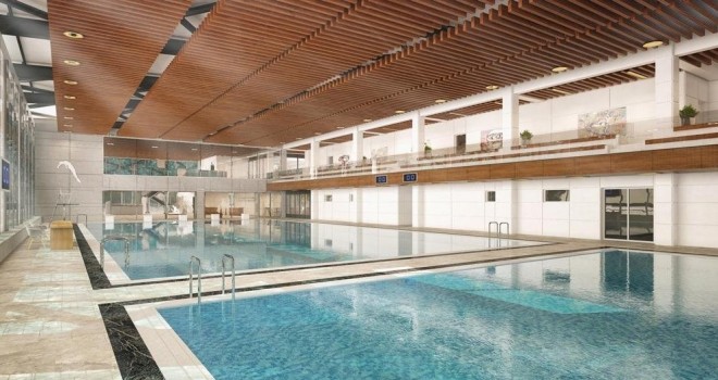 Bornova’da yüzme havuzunun temeli atılıyor