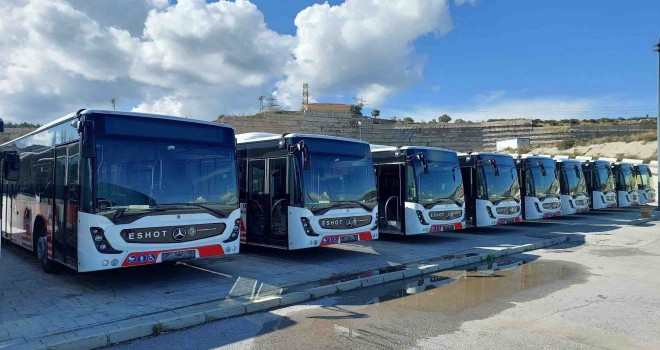 Toplu ulaşıma yeni 23 otobüs...
