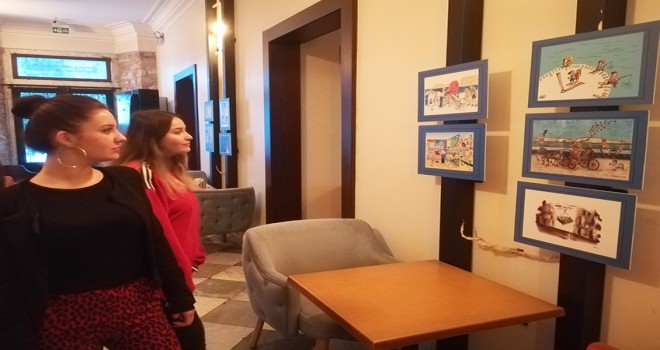 Buca'da karikatür sergisi