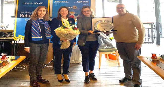 Mavişehir Rotary Kulübü Meslek Hizmet Ödülü Prof. Dr. Sertöz’e