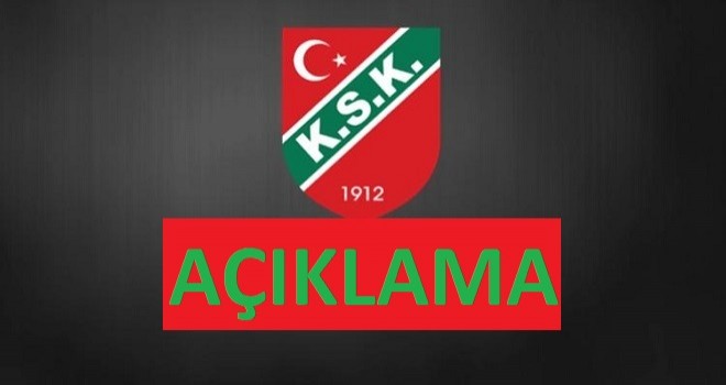 Karşıyaka Spor Kulübü Yönetimi'nden açıklama...