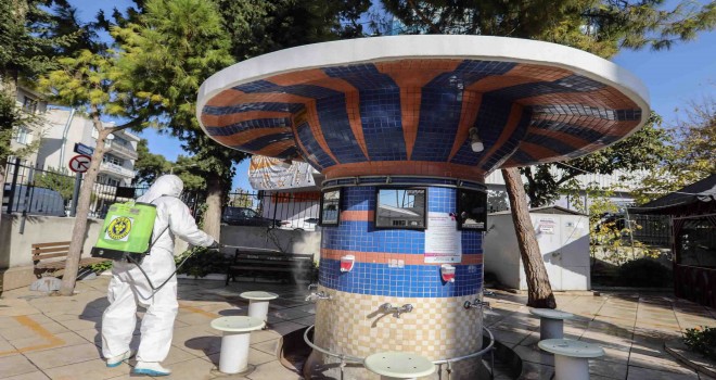 Buca’da koronavirüse karşı üst düzey güvenlik önlemleri