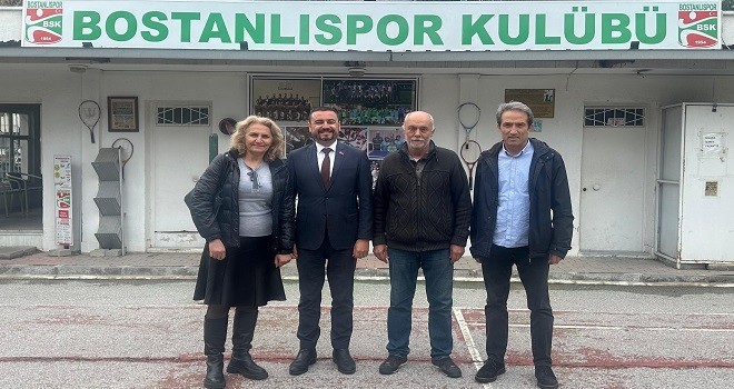 Tarım Müdürü Üngür Bostanlıspor'u ziyaret etti