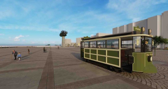 Kordon’a nostaljik tramvay geliyor