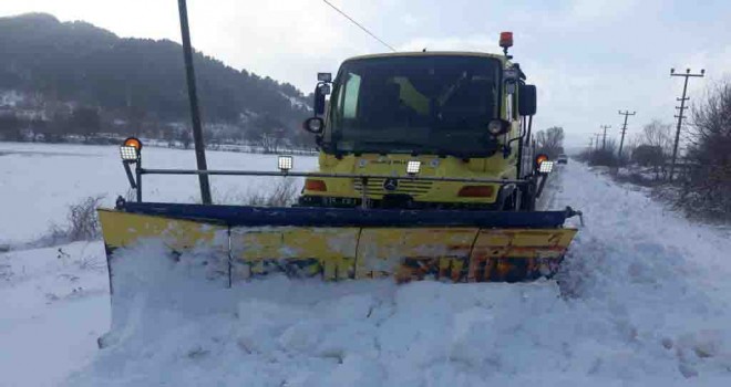 Ödemiş Belediyesi kış mücadelesinde