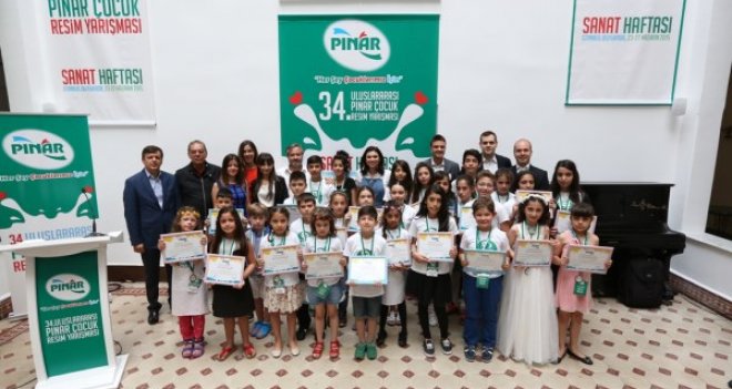 34. Pınar Resim Yarışması’nda 25 yetenekli çocuğa ödül 