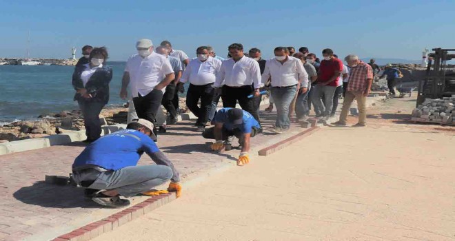 Mordoğan’da altyapı çalışmaları tam gaz