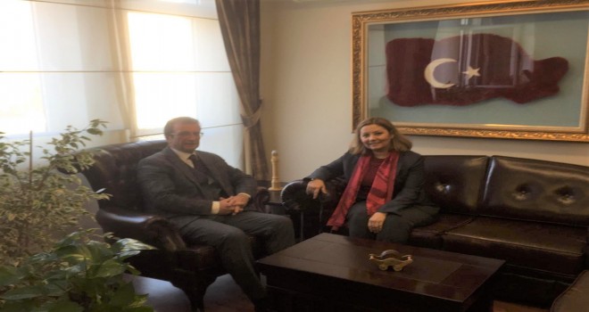 Büyükelçi Kaya'dan Kaymakam Çalışır'a ziyaret