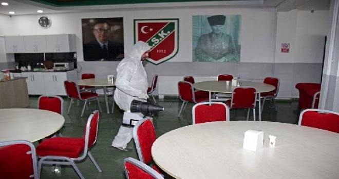 KSK'de A takımın bulunduğu tesislere giriş çıkışı kısıtlandı