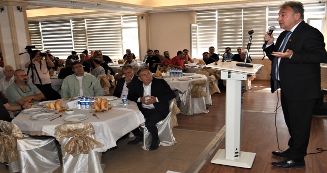 Başkan İduğ’dan sanayi sitesi esnafına tavsiyeler