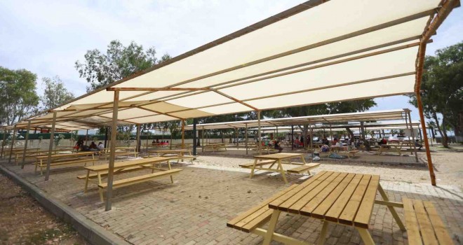 Pamucak Sahili yaza hazır