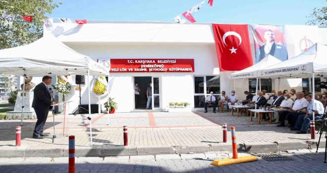 Karşıyaka yeni bir kütüphaneye daha kavuştu