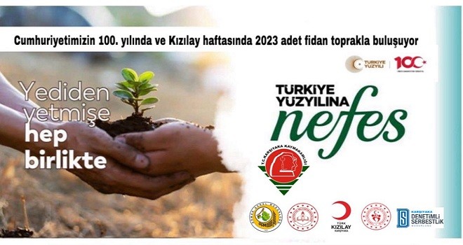 Türk Kızılay Karşıyaka Şubesi 2023 ağaçlı orman yaratacak