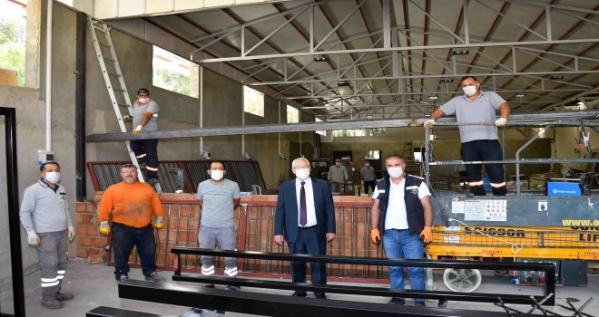 Karabağlar'da kaynakhane tamamen yenilendi