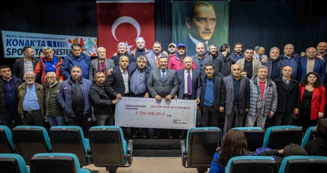 Konak Belediyesi'nden amatör futbola destek