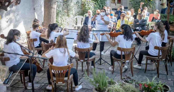 Konak Belediyesi,  Barış Çocuk Orkestrası’na kucak açtı