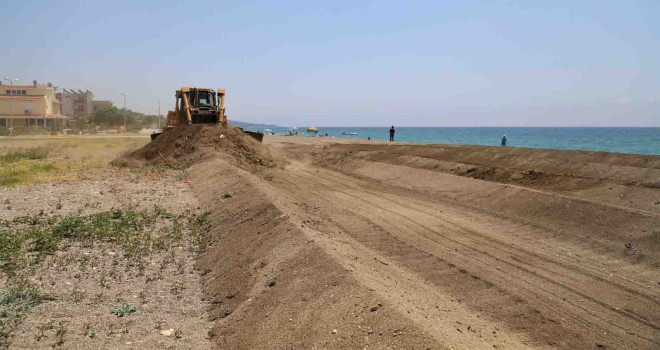 Menderes plajları sezona hazır