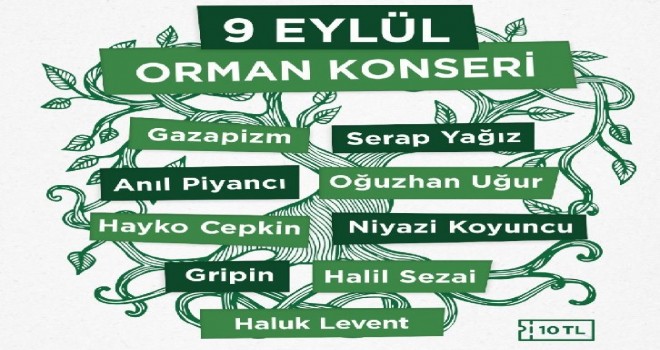 İzmirliler Orman Konseri’nde buluşacak