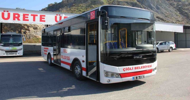 İzmir Büyükşehir Belediyesi’nden Çiğli Belediyesi’ne otobüs desteği