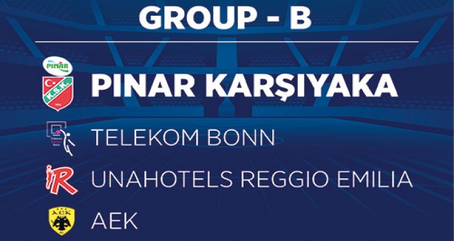 Pınar KSK’nin Şampiyonlar Ligi grubu belli oldu