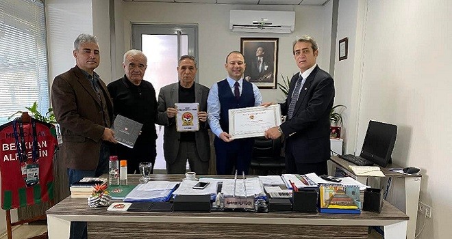 Spor  müdürü Alptekin'e TÜFAD'tan teşekkür