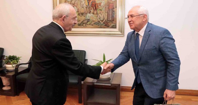 Başkan Selvitopu Genel Başkan Kılıçdaroğlu'nu ziyaret etti