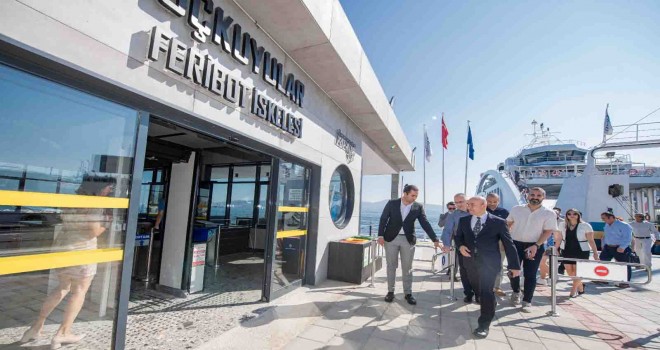 Üçkuyular Feribot İskelesi yenilendi