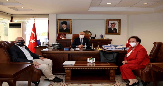 İGC Başkanı Dikmen'den Vali Köşger'e ziyaret