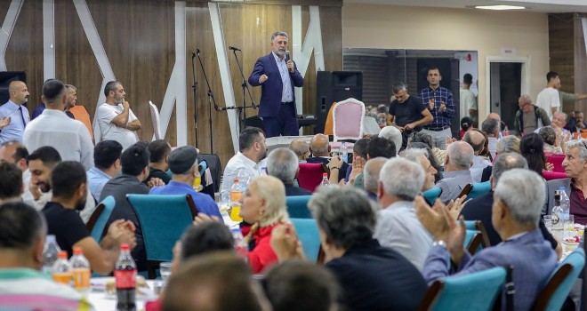 Başkan Sandal: Omuz omuza verme zamanı