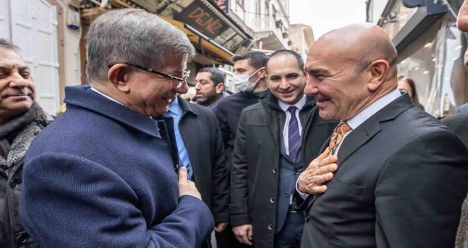 Davutoğlu'ndan Başkan Soyer'e ziyaret