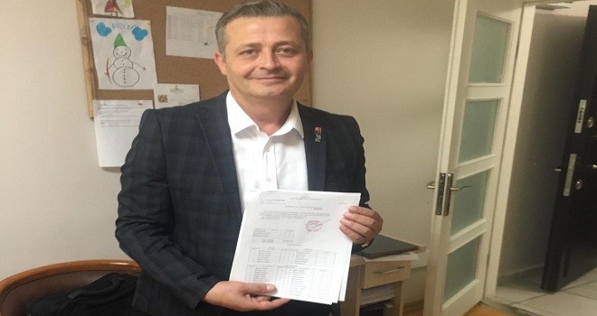 DSP Karşıyaka İlçe Başkanı mazbatasını aldı