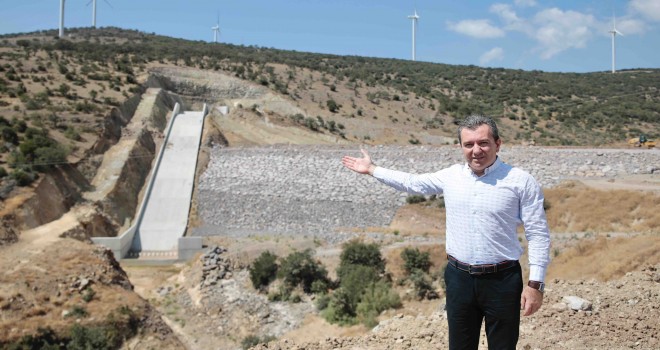 Bergama Seklik Barajı tamamlanıyor