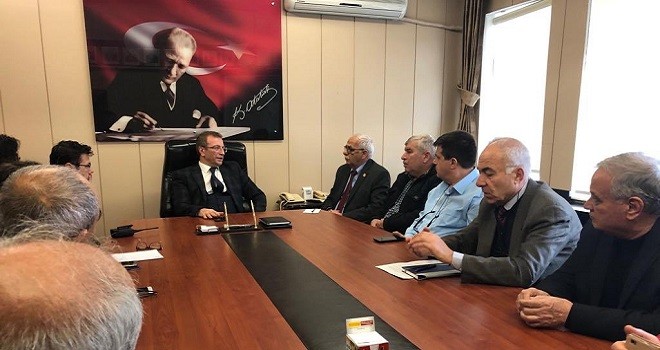 Kaymakam Çalışır muhtarlarla toplandı...