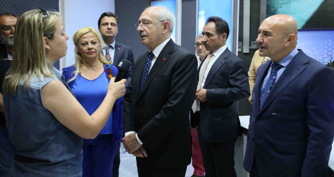 Kılıçdaroğlu’dan Uluslararası Basın Merkezi’ne ziyaret