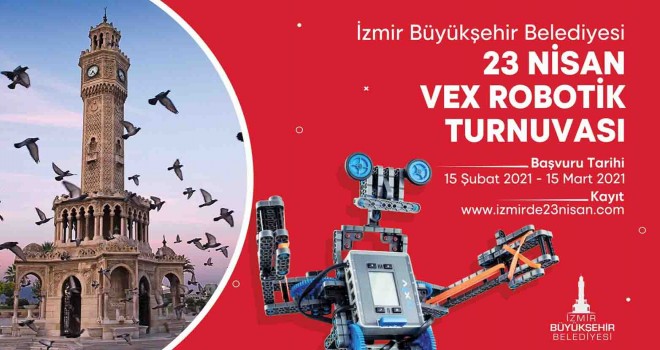 23 Nisan’da Vex Robotik Turnuvası