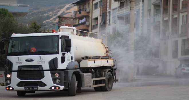 Bayraklı Belediyesi 86bin noktayı dezenfekte etti