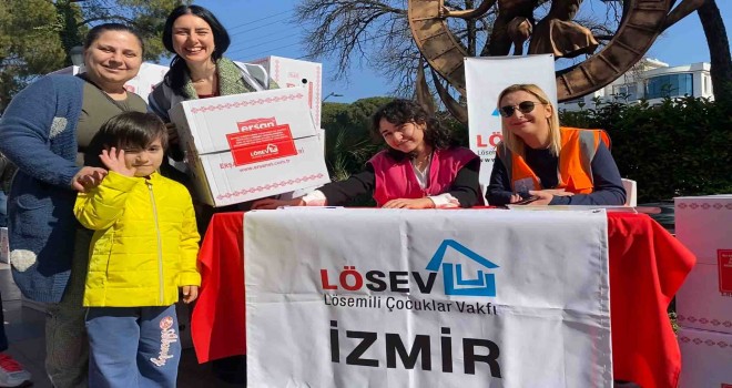 LÖSEV'in et desteği sürüyor