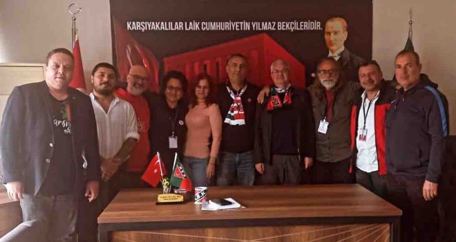 TİP Karşıyaka, Karşıyaka Taraftarlar Derneği'ni ziyaret etti