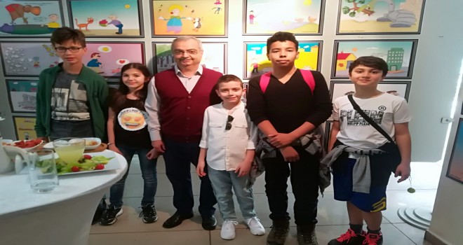 Çocuklardan KİTVAK'a sanatla destek