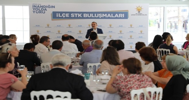 AK Parti İzmir'in, STK buluşmaları Karşıyaka'dan başladı