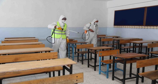 Gaziemir'in okulları sınava hazırlanıyor