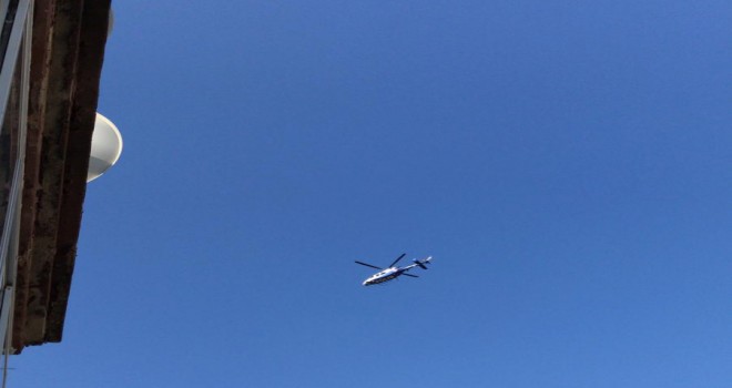 Karşıyaka'da helikopterli operasyon