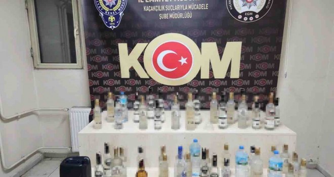 İzmir'de sahte alkol operasyonu: 2 Tutuklama