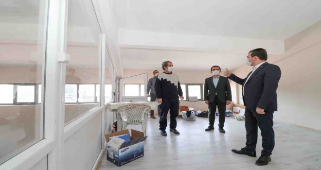 Bergama temizlik timine yeni şantiye