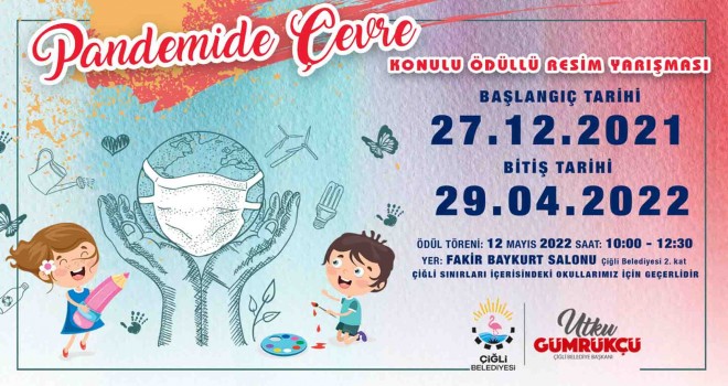 Çiğlili öğrenciler iklim değişikliğine resimleriyle dikkat çekecek